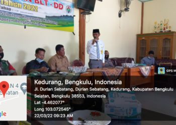 PENYALURAN BLT DANA DESA BULAN JANUARI, FEBRUARI, MARET 2022